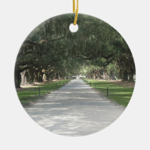 Oak Alley at Boone Hall, Charleston SC Ornament