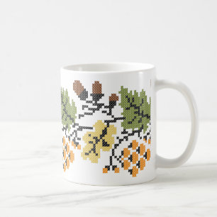 Oak autumnal background coffee mug