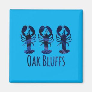 Oak Bluffs Loves Lobster Marthas Vineyard Beach Magnet