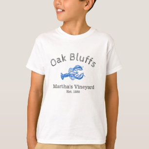 Oak Bluffs, Martha's Vineyard Blue Lobster, boy's T-Shirt