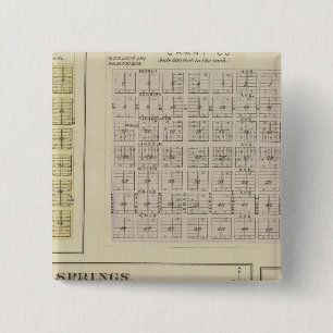 Oak City, Shockeyville, Cale, Kansas 15 Cm Square Badge