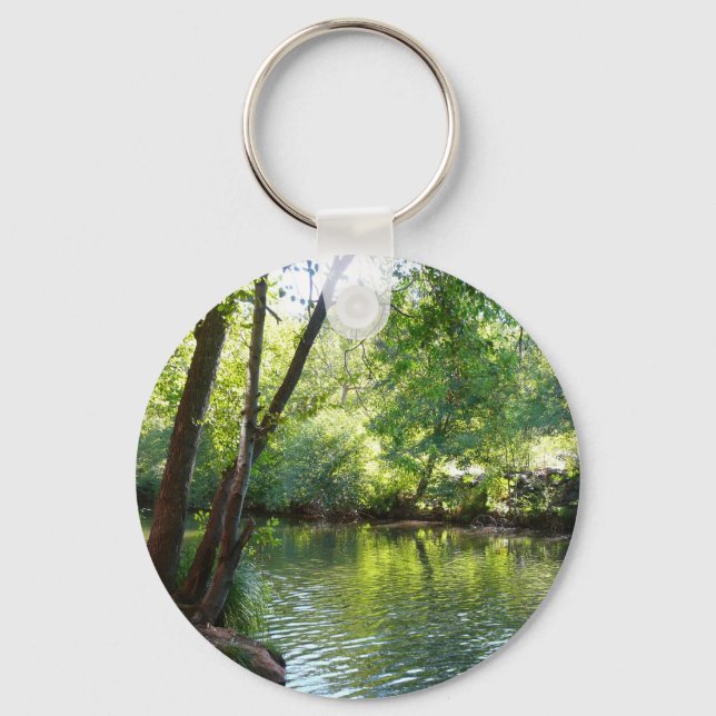 Oak Creek I in Sedona Arizona Nature Photography Key Ring (Front)