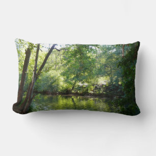 Oak Creek I in Sedona Arizona Nature Photography Lumbar Cushion