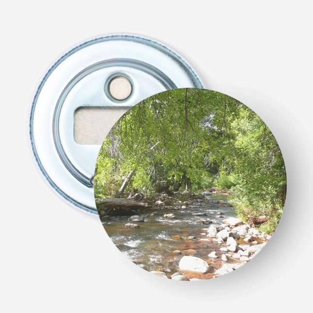 Oak Creek II in Sedona Arizona Nature Photography Bottle Opener (Front)