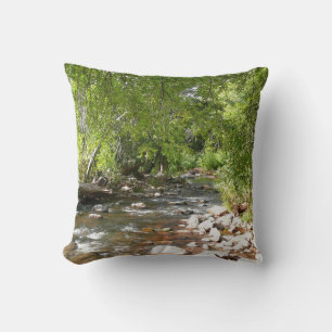 Oak Creek II in Sedona Arizona Nature Photography Cushion
