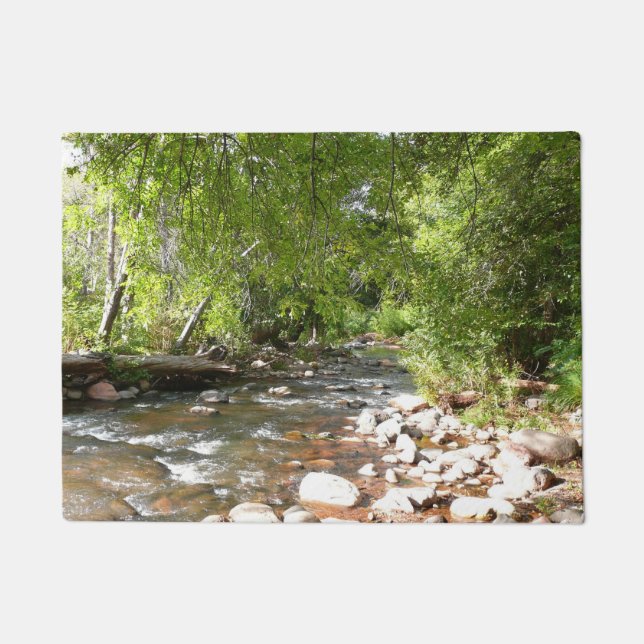 Oak Creek II in Sedona Arizona Nature Photography Doormat (Front)