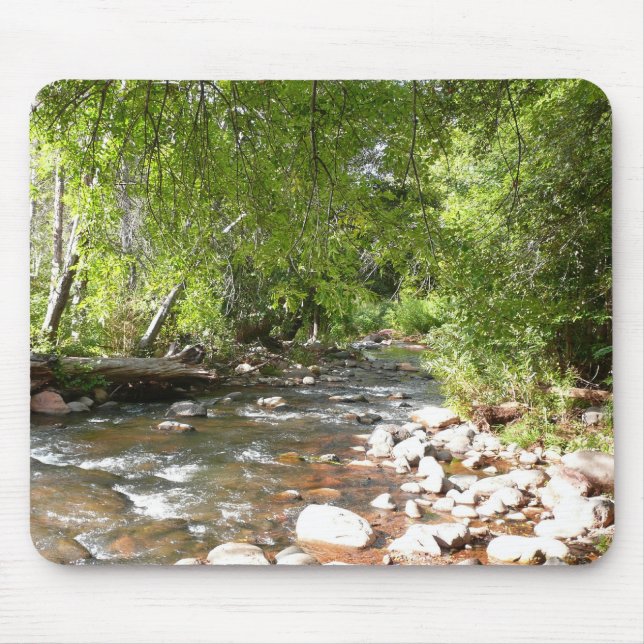 Oak Creek II in Sedona Arizona Nature Photography Mouse Pad (Front)