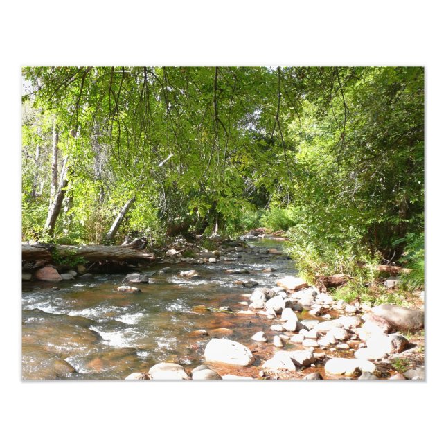 Oak Creek II in Sedona Arizona Nature Photography Photo Print (Front)