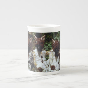 Oak Dwellers - Blood Tea and Red String Bone China Mug