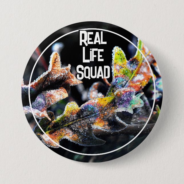 Oak Fairy Frosting Real Life Squad Autumn 7.5 Cm Round Badge (Front)
