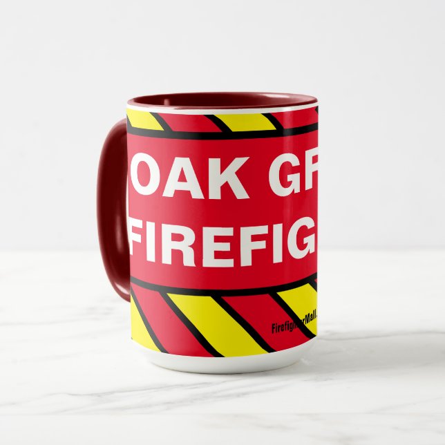 OAK GROVE FIREFIGHTER MUG (Front Left)