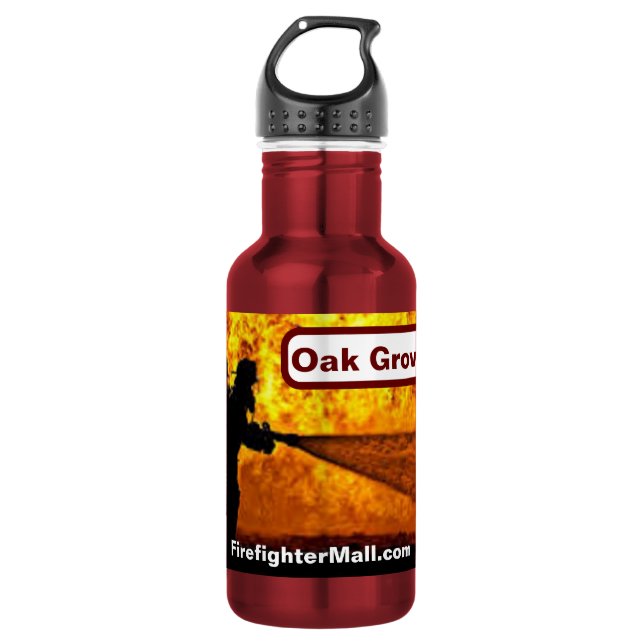 Oak Grove VFD Firefighter Water Bottle (Front)
