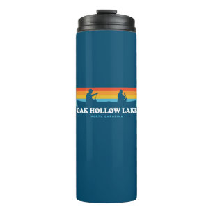 Oak Hollow Lake North Carolina Canoe Thermal Tumbler