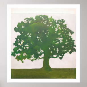Oak in Spring Poster