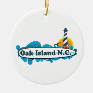 Oak Island. Ceramic Tree Decoration
