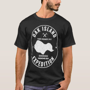Oak Island Expedition Treasure Hunting Retro Myste T-Shirt