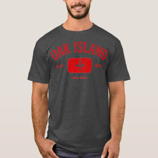 Oak Island Knights Templar Cross Design Gift T-Shirt