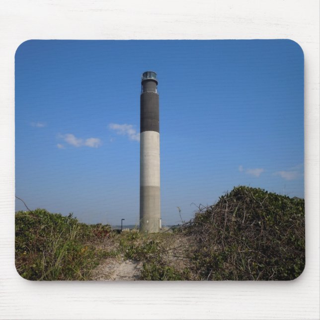 Oak Island Lighthouse, North Carolina Mouse Pad (Front)