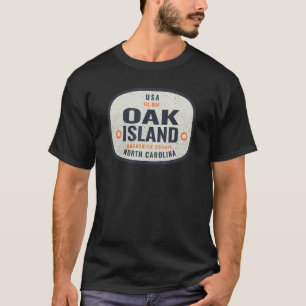 Oak Island NC Summertime Vacationing Sign Sunshin T-Shirt