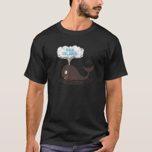 Oak Island NC Summertime Vacationing Whale Spout T-Shirt