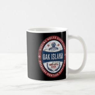 Oak Island Treasure Hunting Retro Templar Knight T Coffee Mug