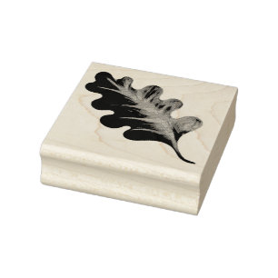    Oak Leaf Autumn Foliage Scrapbooking Journallin Rubber Stamp