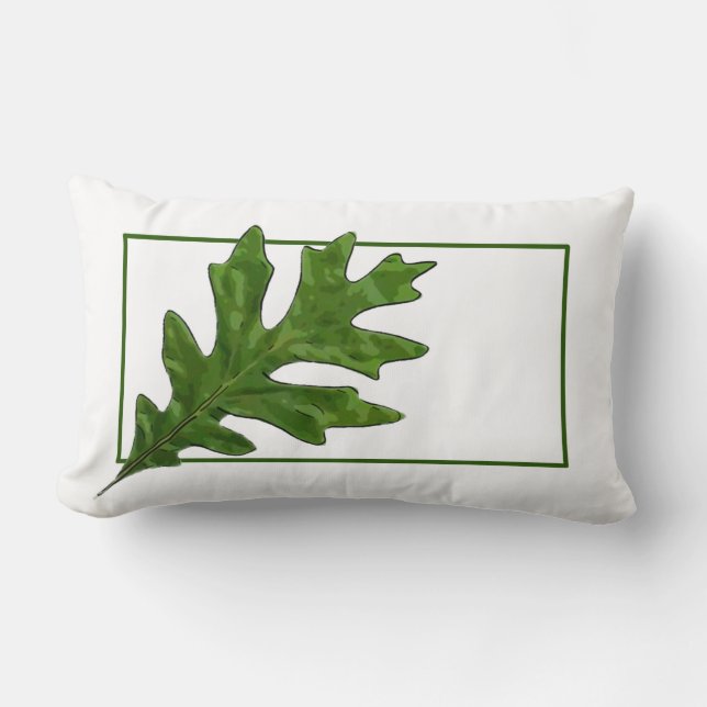 Oak Leaf Lumbar Cushion (Front)