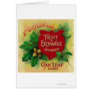 Oak Leaf Orange LabelPorterville, CA
