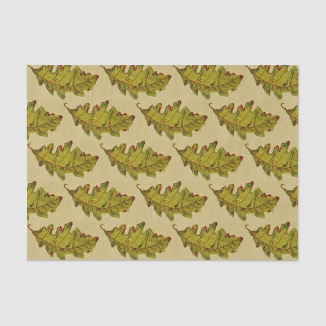 Oak Leaf Tissue Paper (Front)