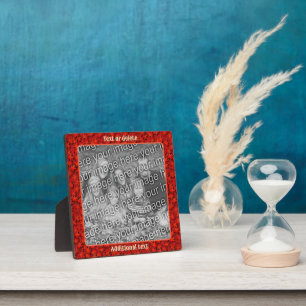 Oak Leaves Nature Art Create Your Own Photo  Plaque