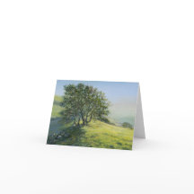 "Oak on the Peak" Blank Greeting Card