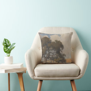 Oak Tree (1910) – Majestic Vintage Watercolor Cushion
