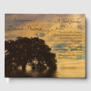 Oak Tree Birds Memorial Celebration of Life Guest Guest Book