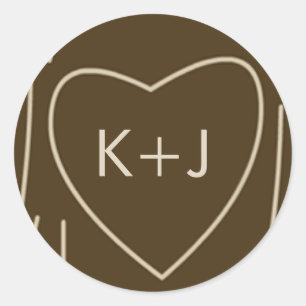 Oak Tree Favour Sticker