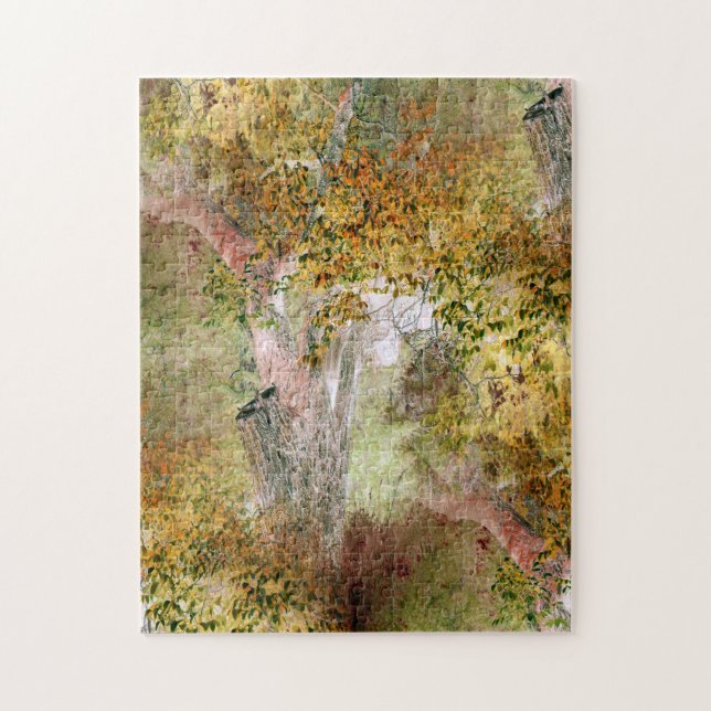 Oak tree in the Fall... Jigsaw Puzzle (Vertical)