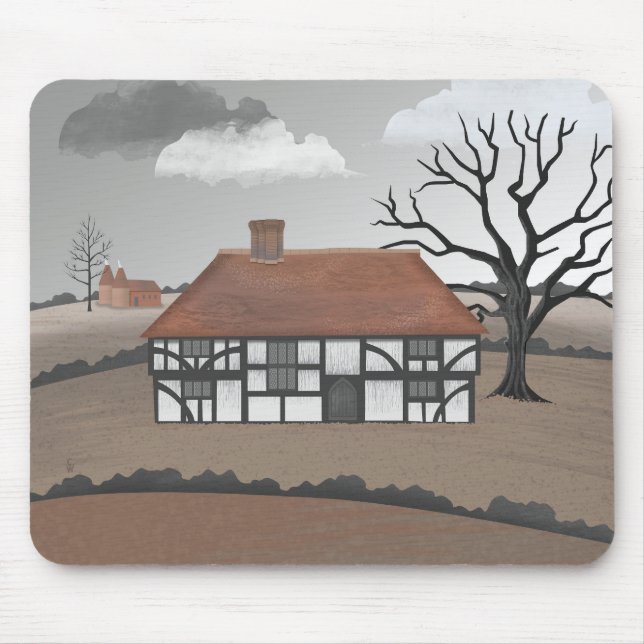 Oak Tree Manor Mouse Pad (Front)