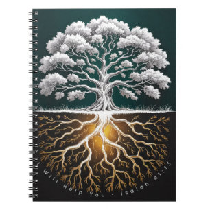 Oak Tree Strength Faith Journal - Rooted Design