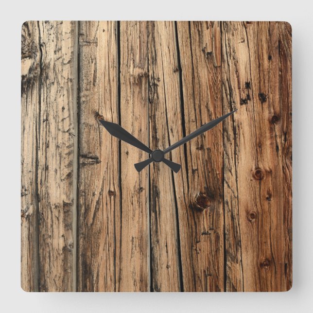 Oak wood clock (Front)
