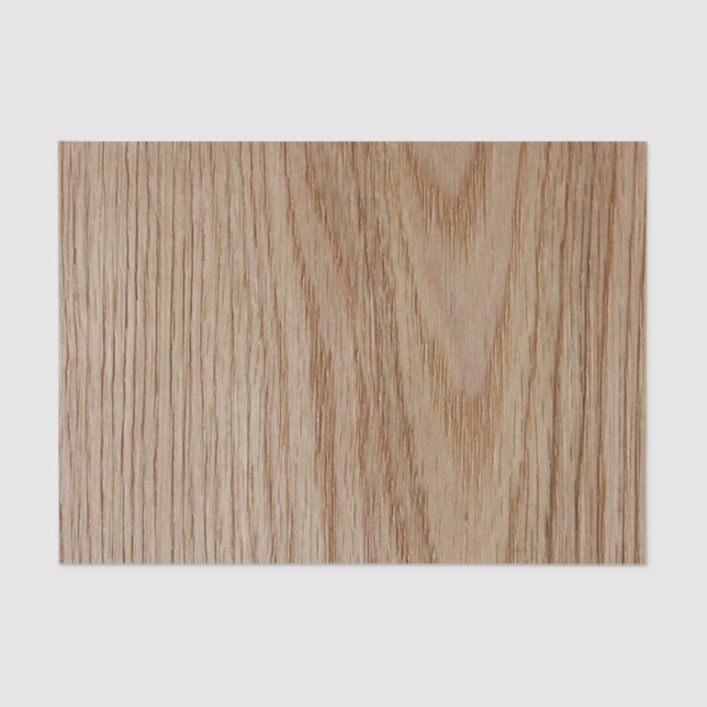 Oak Wood Grain Look Tissue Paper (Front)