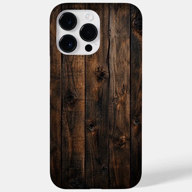 Oak Wood Grain Phone Case (Back)