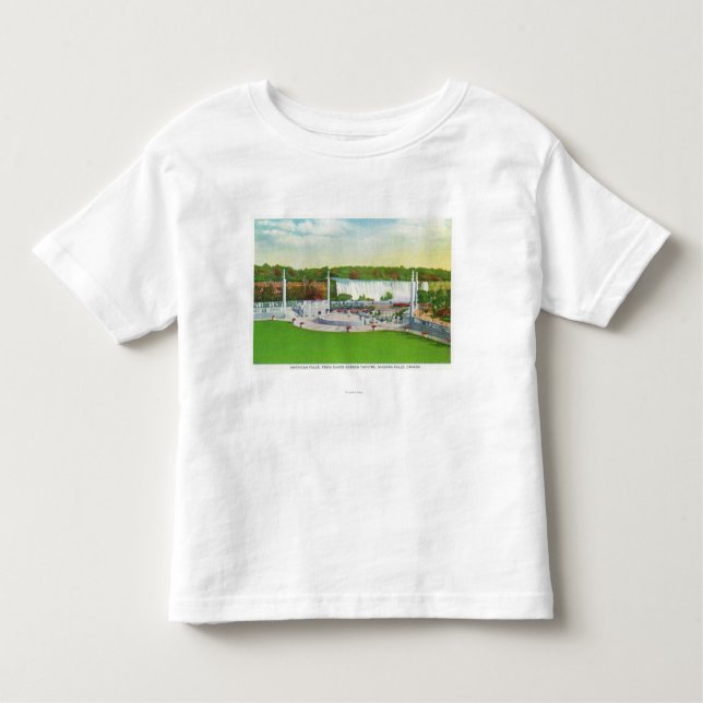 Oakes Garden Theatre View of American Falls Toddler T-Shirt (Front)