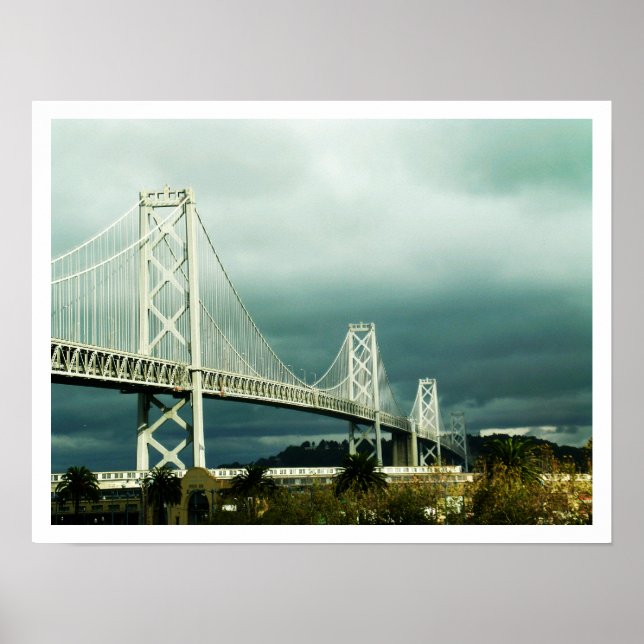 Oakland Bay Bridge San Francisco Poster (Front)