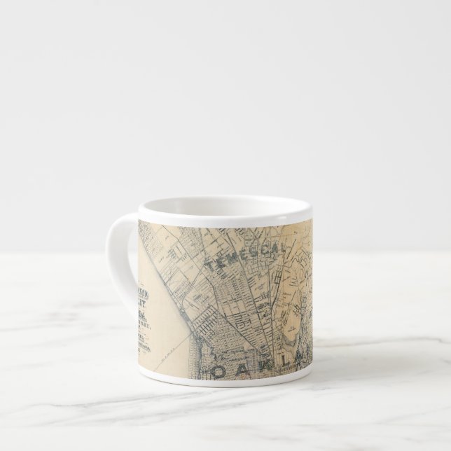 Oakland, Berkeley, Alameda Espresso Cup (Front Left)