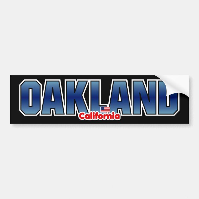 Oakland Bumper Sticker (Front)