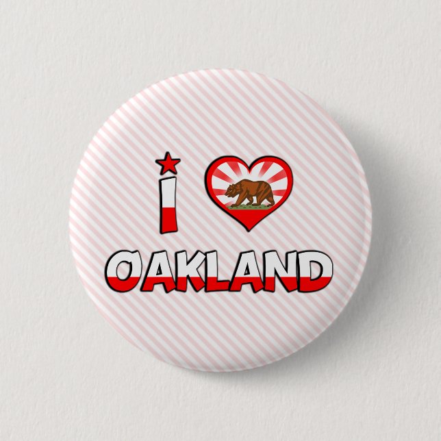 Oakland, CA 6 Cm Round Badge (Front)