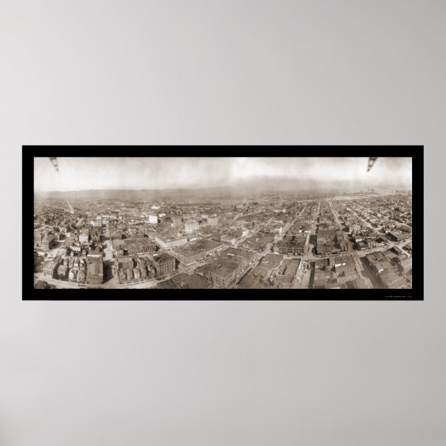 Oakland, CA Panorama Photo 1909 Poster (Front)