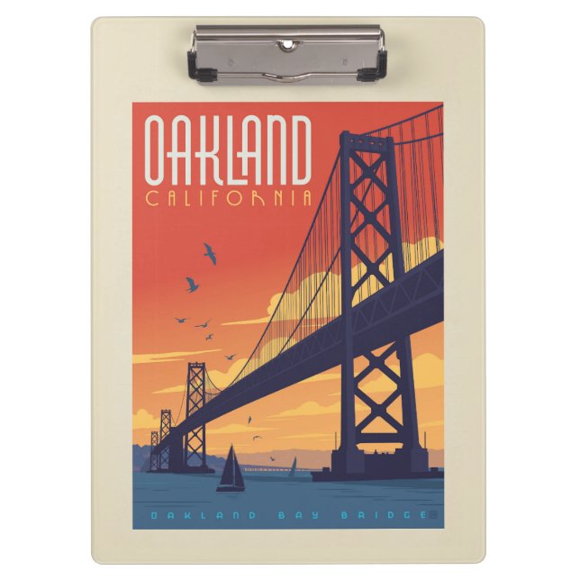 Oakland, California Clipboard (Front)