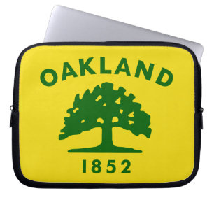 Oakland, California Flag Laptop Sleeve
