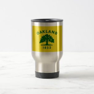 Oakland, California Flag Travel Mug