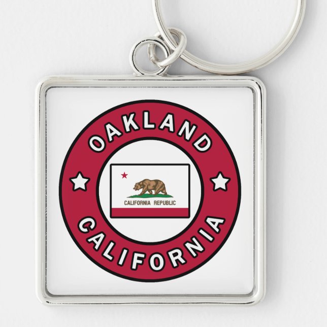 Oakland California Key Ring (Front)
